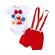 Costumas cu body pentru baietei - first red (marime disponibila: 9-12 luni