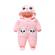 Salopeta captusita pentru fetite - lovely panda (marime disponibila: 12-18 luni
