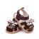 Sandalute maro cu fundita - amelia (marime disponibila: 3-6 luni (marimea 18
