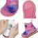 Cizme roz in degrade imblanite - mybaby (marime disponibila: marimea 27)