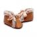 Ghetute maro imblanite cu fundita din satin (marime disponibila: 0-3 luni)