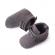 Pantofiori inalti pentru bebelusi, gri, cu franjuri (marime disponibila: 6-9
