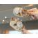 Sandalute crem cu piuitoare - bunny (marime disponibila: marimea 20)