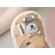 Sandalute crem cu piuitoare si ursulet cu led (marime disponibila: 6-9 luni
