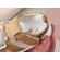 Sandalute crem cu piuitoare si ursulet cu led (marime disponibila: 6-9 luni