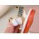 Sandalute crem cu piuitoare si ursulet cu led (marime disponibila: 6-9 luni
