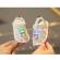 Sandalute ivoire cu piuitoare - ursulet cu led (marime disponibila: 6-9 luni