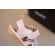 Sandalute roz pudra cu piuitoare - bunny (marime disponibila: marimea 20)