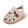 Sandalute roz pudra cu piuitoare - cirese (marime disponibila: 6-9 luni