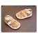 Sandalute crem cu piuitoare - bear family (marime disponibila: marimea 20)