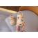 Sandalute crem cu piuitoare - fluturas (marime disponibila: 9-12 luni (marimea