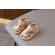 Sandalute crem cu piuitoare - fluturas (marime disponibila: marimea 22)