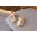 Sandalute crem cu piuitoare - fluturas (marime disponibila: marimea 22)
