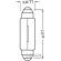 Bec 12v c10w original set 10 buc osram