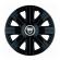 Set 4 capace roti, potrivite jantelor de r16, pentru dacia, model cosmos negru