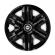Set 4 capace roti hubcaps fast black r15 pentru gama auto fiat