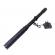 Baston cu electrosoc extensibil ideallstore®, x10 power, negru, full metalic, 49 cm