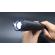 Baston cu electrosoc extensibil ideallstore®, x10 power, negru, full metalic, 49 cm