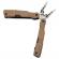 Cleste multifunctional ideallstore®, survival gear, otel inoxidabil, 16 functii, 24 cm, bej, husa inclusa