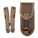 Cleste multifunctional ideallstore®, survival gear, otel inoxidabil, 16 functii, 24 cm, bej, husa inclusa
