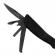 Cleste multifunctional ideallstore®, survival gear, otel inoxidabil, 18 functii, 24 cm, negru, husa inclusa