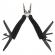 Cleste multifunctional ideallstore®, survival gear, otel inoxidabil, 18 functii, 24 cm, negru, husa inclusa