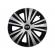 Set 4 capace roti glory gri-negru r15, pentru gama auto mini cooper