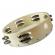 Tamburina dubla ideallstore®, oriental mix, lemn, panza, 20x5.5 cm, bej