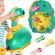 Joc de tragere, pistol cu bile lipicioase Dinozaur