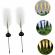 Set 2 ghirlande luminoase solara, pentru gradina, forma de pana, 73 cm