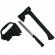 Topor survivor, futuristic survival, otel inoxidabil, negru, 35.5 cm, teaca inclusa