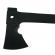 Topor survivor, futuristic survival, otel inoxidabil, negru, 35.5 cm, teaca inclusa