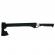 Topor survivor, futuristic survival, otel inoxidabil, negru, 35.5 cm, teaca inclusa