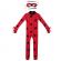 Costum copii ideallstore®, buburuza, tip combinezon, 5-7 ani, peruca si accesorii