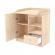 Comoda de infasat hubners eva 90 cm natur