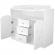 Comoda de infasat hubners matei 106 cm alb cu stelute