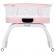 Patut cu leganare si cantar integrat chipolino sogno 2 in 1 pink