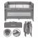 Patut pliabil kidwell blissy lift gray