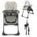 Scaun de masa kinderkraft tummie pliabil grey