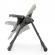 Scaun de masa kinderkraft tummie pliabil grey