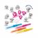 Set creativ - desenez cu aerograf 3 catei surpriza