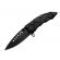 Briceag de vanatoare ideallstore®, jurassic blade, otel inoxidabil, 20 cm, negru, husa inclusa