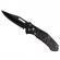 Briceag de vanatoare ideallstore®, sunshine blade, otel inoxidabil, 16 cm, negru