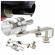 Fluier din aluminiu pentru toba marime s, compatibil cu motoare intre 1000 - 1600 cc