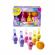 Set bowling Grafix cu LED-uri, roz, galben, mov, Light Up Bowling, R05-0707-PINK