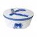 Cutie trusou botez dantela albastra si fluturas, denikos® 381