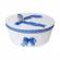 Cutie trusou botez dantela albastra si fluturas, denikos® 381