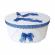 Cutie trusou botez dantela albastra si ingeras, denikos® 382
