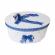 Cutie trusou botez dantela albastra si ursulet, denikos® 393