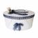 Cutie trusou botez dantela bleumarin si ursulet, denikos® 395